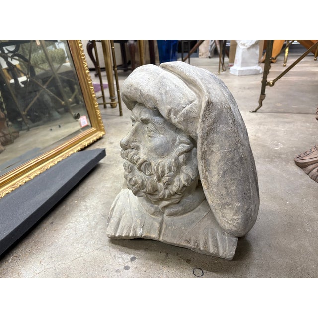 19th Century 19th Century Italian Plaster Bust For Sale - Image 5 of 10