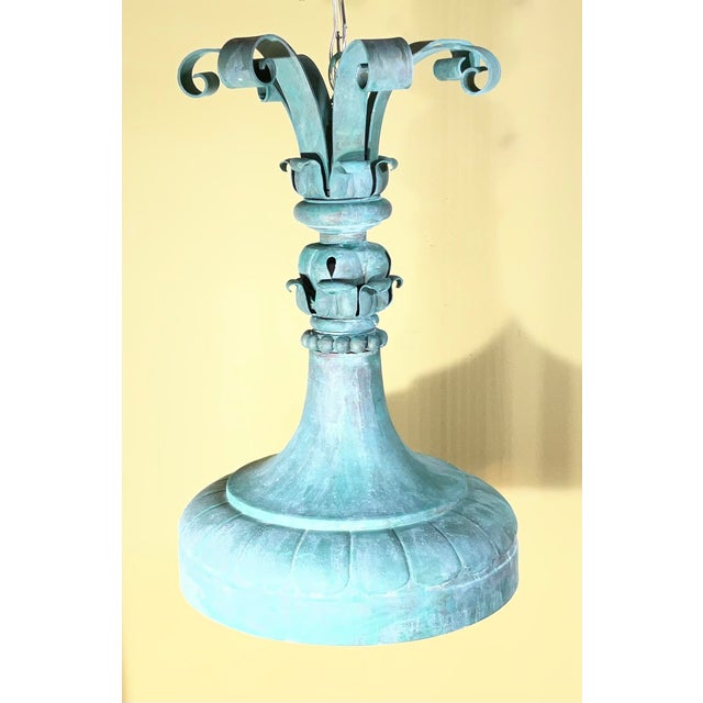 Transform your living space with an exceptional piece of history. This , one-of-a-kind ceiling chandelier is masterfully...