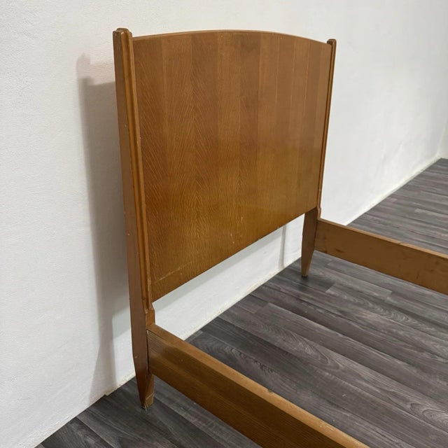 Vintage Single Bed with Nightstand by Gio Ponti, 1950s For Sale - Image 16 of 18