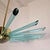 Green 1980s Green Glass and Brass Sputnik Chandelier, Italy For Sale - Image 8 of 10