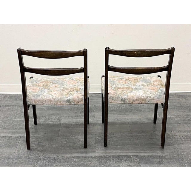 1960s Set 4 Scandinavian Mid-Century Modern Dining Chairs For Sale - Image 5 of 11