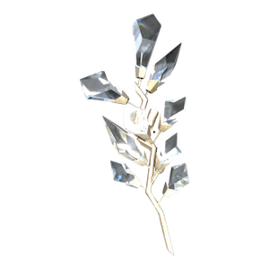 Fine Art Handcrafted Lighting 902250 Foret 3 Light 27" Tall Wall Sconce - Silver