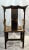 Oxblood Red Antique High Yoke Back Armchair For Sale - Image 8 of 11