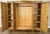 Vintage French Louis XVI Style Carved Oak 4-Door Wardrobe For Sale - Image 13 of 14