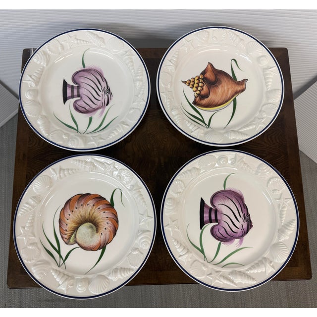 Design Plus Gallery presents a Set of Four Plates by Este Ceramiche for Gump's. The brand is a historic Italian ceramic...