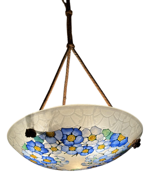 Art Deco Pendant Light from Loys Lucha, 1920s