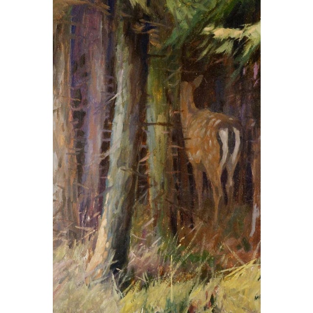 1920s Ewind, Animal Composition, 1890s, Oil Painting on Masonite, Framed For Sale - Image 5 of 13