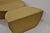 Gold Vintage Biomorphic Torch Cut Steel Metal "Fortune Cookie" 2 Part Coffee Table For Sale - Image 8 of 18