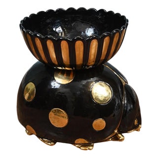 Mid-Century Modern Italian Planter in Porcelain For Sale