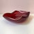 Vintage Mid-Century Red Murano Glass Style Bowl With Gold Flecks For Sale In New York - Image 6 of 10