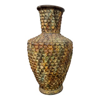 Italian Artisanal Ceramic Vessel For Sale