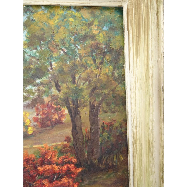Vintage Oil Painting Picture Landscape "Rolling River" Signed by Myrl Carter For Sale - Image 10 of 13
