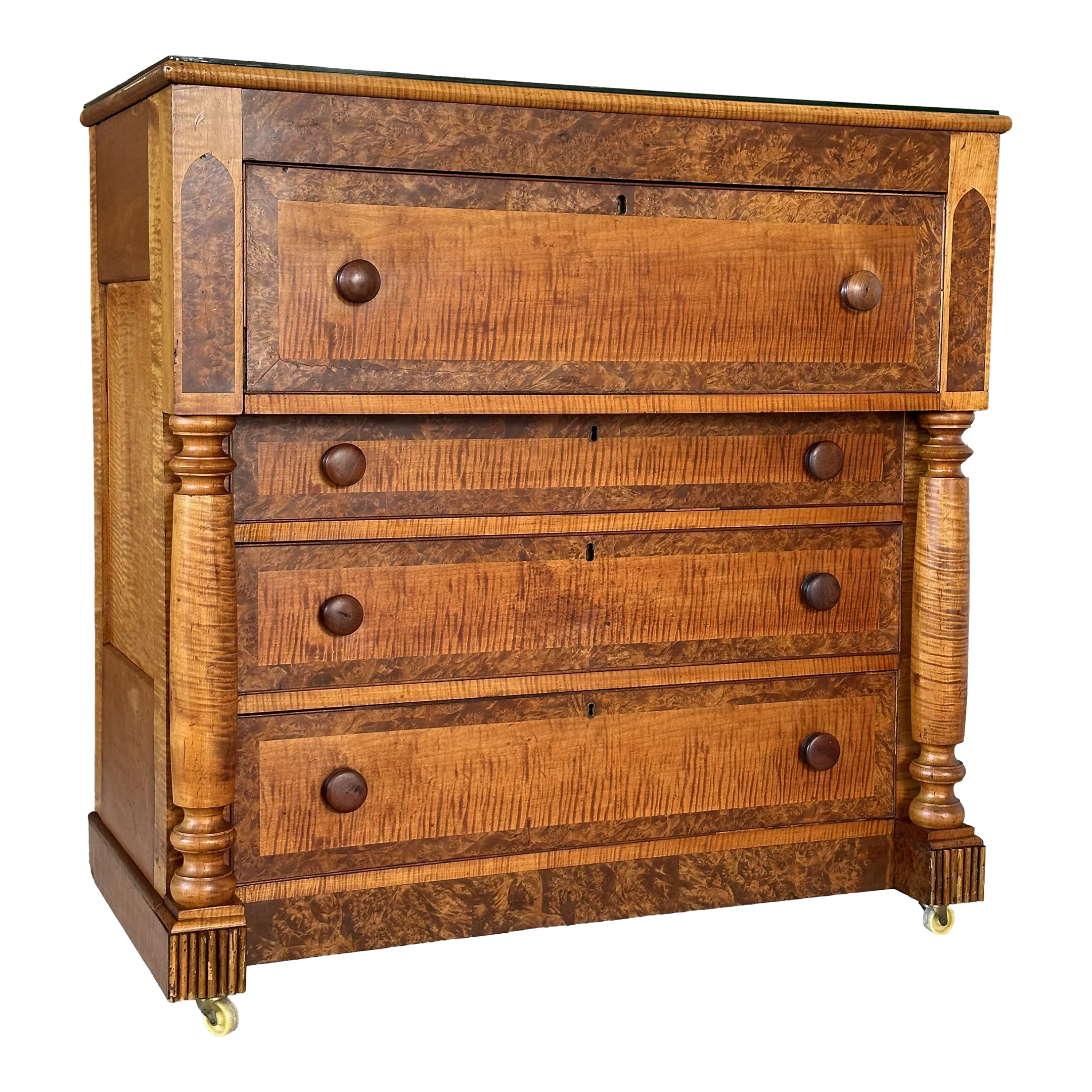 イデー　WAVE TALL CHEST Maple Birdseye Maple Highboy Tall Chest or Dresser