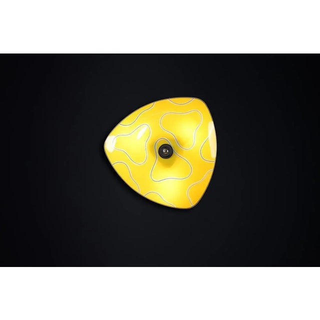 Mid-Century Brussels World Expo Wall Light in Glass, 1958 For Sale - Image 3 of 10