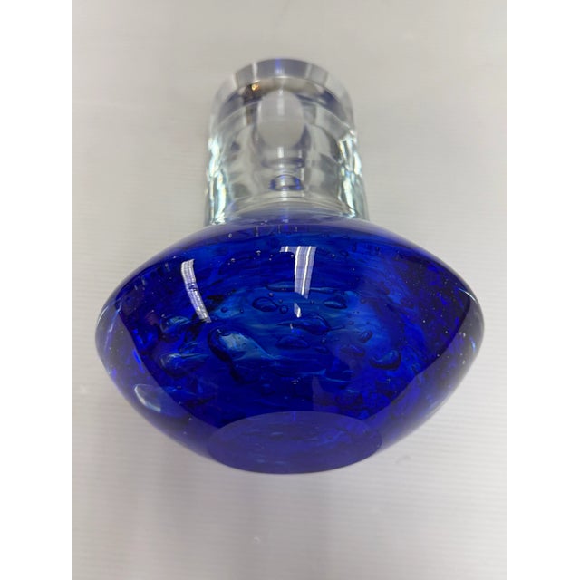 Circa 2005 Alchymie Praha Glass Vase For Sale - Image 11 of 12