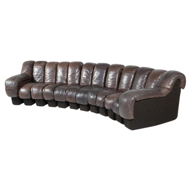 DS-600 Modular Sofa attributed to Berger, Peduzzi, Vogt & Ulrich for de Sede, 1970s, Set of 12 For Sale - Image 10 of 10