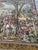 "Discover the timeless elegance of this exquisite vintage Flanders tapestry featuring a Maximilien Renaissance-style...