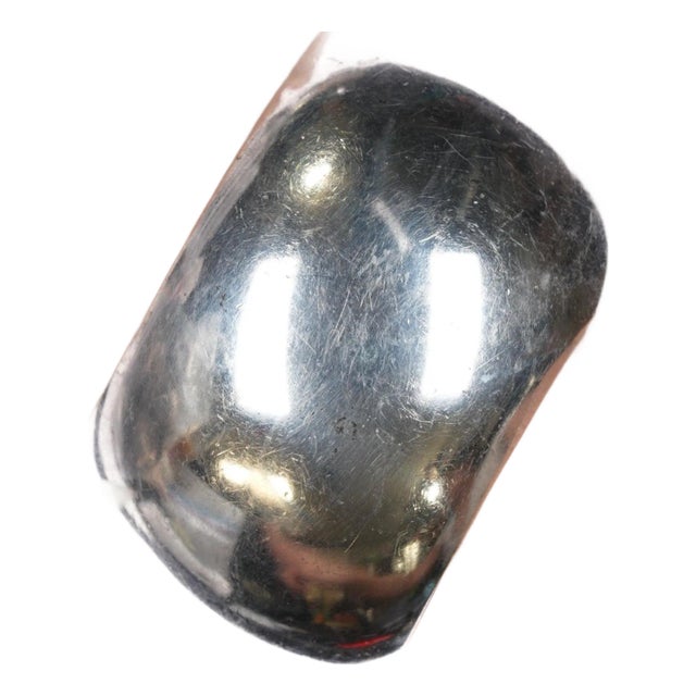 7 1/8" C/J Nez Navajo sterling domed cuff bracelet For Sale