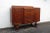 Early 20th Century 1920s English Deco Tiger Oak Server Sideboard Buffet Bathroom Vanity For Sale - Image 5 of 13