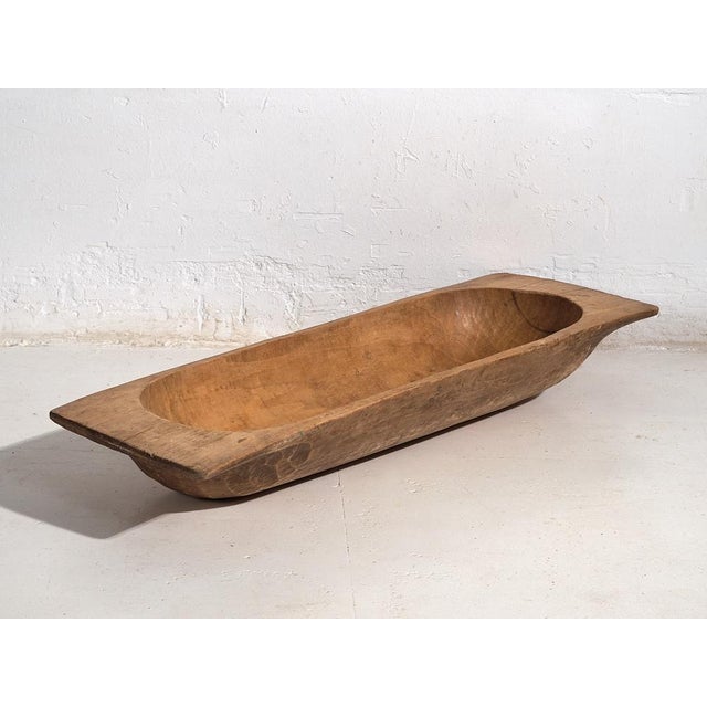 Antique Primitive Style Oval Bowl, 1900 For Sale - Image 14 of 14
