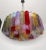 Large Murano Glass Chandelier with 101 Multicolored Tube Glasses, 1990s For Sale - Image 4 of 16
