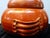 1950s Signed Mid-Century Modern C. Tinel French Studio Pottery Soup Tureen Burnt Orange Fat Lava Glaze For Sale - Image 4 of 10