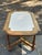 Antique Writing Table With Leather Top For Sale - Image 4 of 11