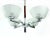Art Deco Chrome Ceiling Lamp, 1940s For Sale - Image 4 of 11