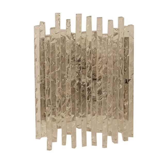 Murano Glass Wall Lamp by Diaz De Santillana for La Murrina, 1970s For Sale