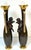Pair 19th C. Gilt & Patinated Metal Cupid Candlesticks, After Auguste Moreau For Sale - Image 9 of 12