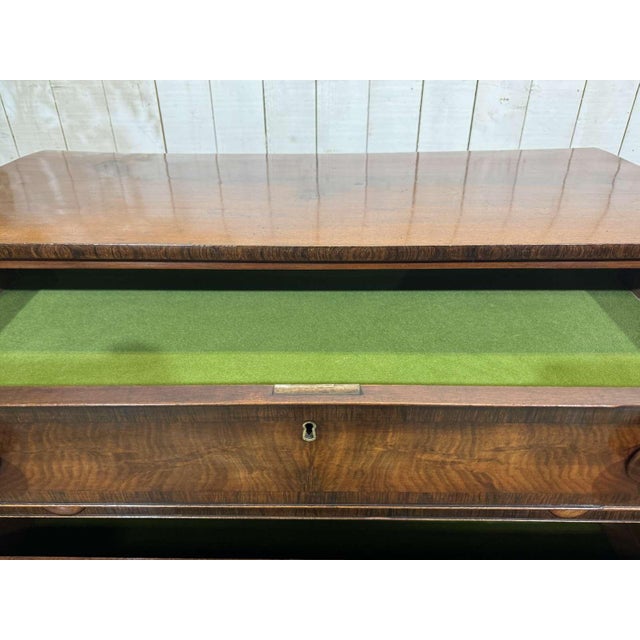 19th Century Victorian English Mahogany Chest of Drawers For Sale - Image 12 of 18