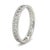 Silver Tiffany & Co. 18ct White Gold T True Narrow Pavé Diamond Ring 0.23ct 3.73g For Sale - Image 8 of 9