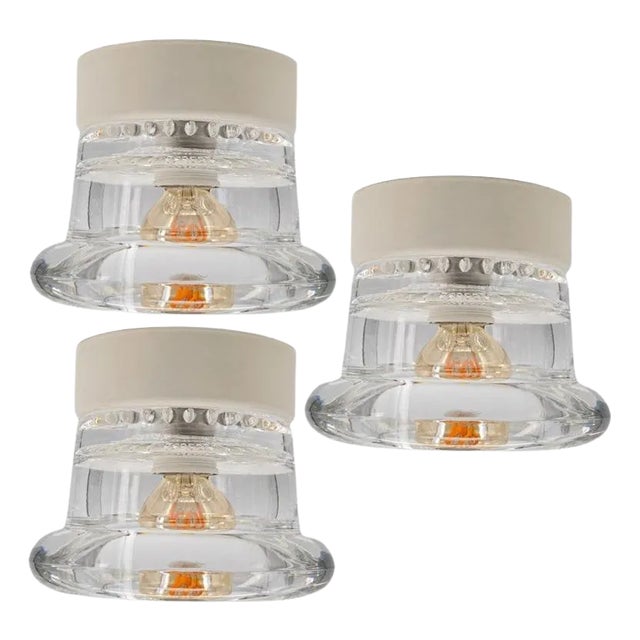 Glass Wall Sconce attributed to Cosack Leuchten, 1970s For Sale