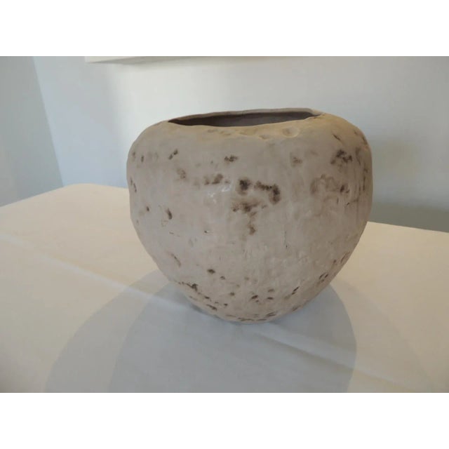 Mid-Century Modern Ceramic Round Decorative Vase For Sale In Atlanta - Image 6 of 8