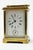 Offering this magnificent Carriage clock by JE Caldwell & Co. Stands on a bracketed foot with beveled glass all around....