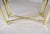 1970's Brass & Glass Console Table, Milo Baughman Attr: Dia For Sale - Image 9 of 13
