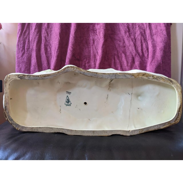 1900s Large Antique Dux Bohemia Porcelain Figurine Centerpiece For Sale - Image 10 of 11