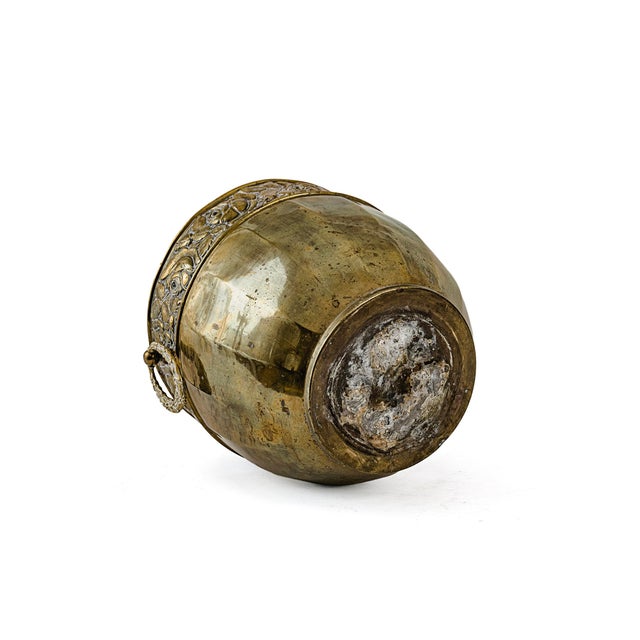 1920s Antique Art Deco Jugendstil Brass Jardiniere Planter Cachepot c.1920 For Sale - Image 5 of 11