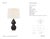 Thomas O'Brien by Visual Comfort Signature Noppon 30" Table Lamp in Black Caviar with Linen Shade Designer: Thomas O'Brien...