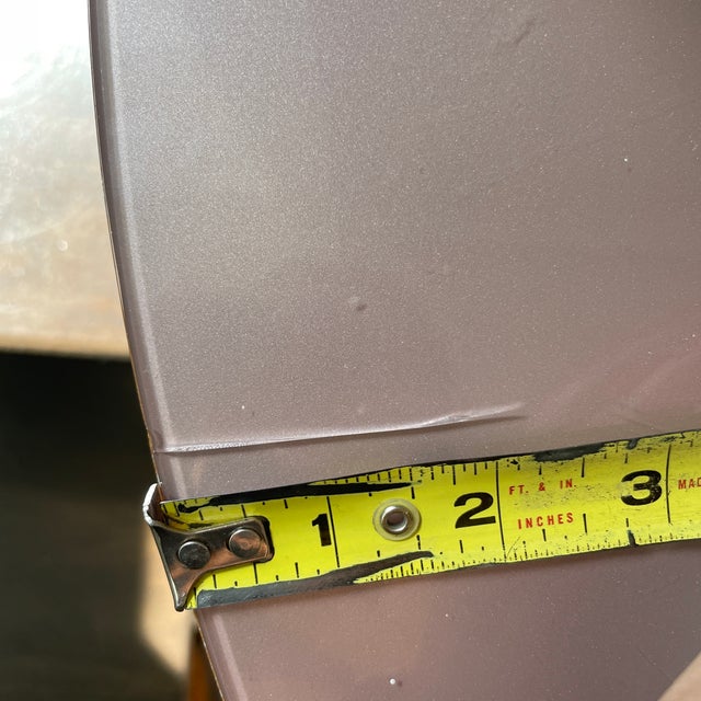 Large 1980s Pink Acrylic Half Circle Pedestal For Sale - Image 10 of 11