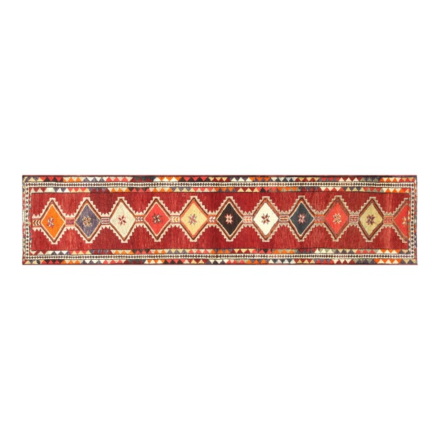 1960s Turkish Oushak Runner For Sale