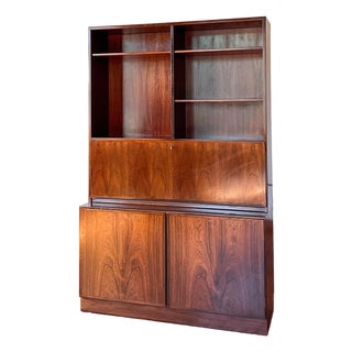 Rosewood Model 9 Display Case From Omann Jun Møbelfabrik, 1960s For Sale