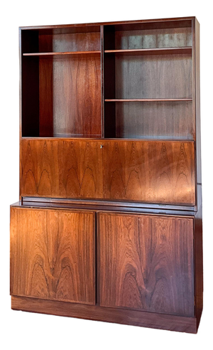 Rosewood Model 9 Display Case From Omann Jun Møbelfabrik, 1960s