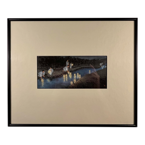 Lan-Chiann Wu "Reflection of the Past" 12-Color Archival Giclee Print Framed