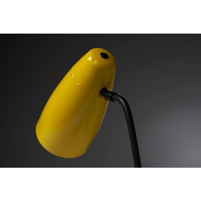 Yellow Grashopper Table Lamp, 1950 For Sale - Image 11 of 12