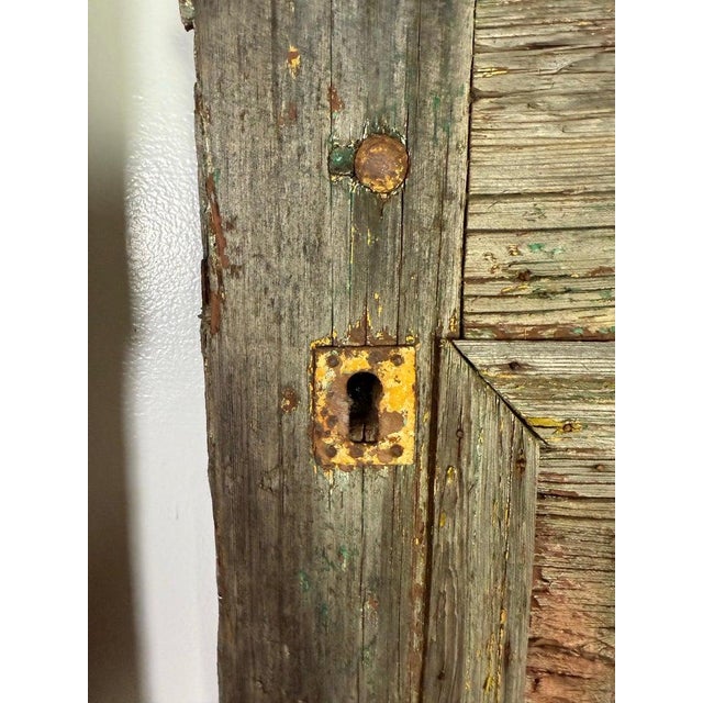 Pair of 19th Century Rustic Wooden Doors, Distressed Finish, France For Sale - Image 9 of 18