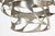 Brushed aluminum fixture from the 1980s.