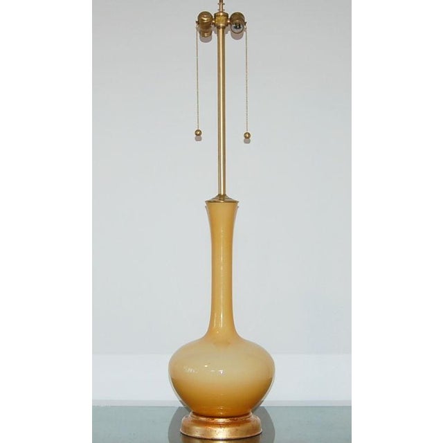 The Marbro Lamp Company sold a selection of lamps with glass hand blown in Sweden. This lamp is so large and sculptural,...