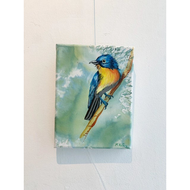 Early 21st Century Magdalena Nalecz, Birds VII, Oil on Canvas, 2024 For Sale - Image 5 of 6