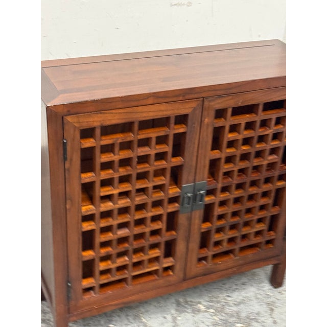 Brown Room & Board Maria Yee Taipei Cabinet For Sale - Image 8 of 12